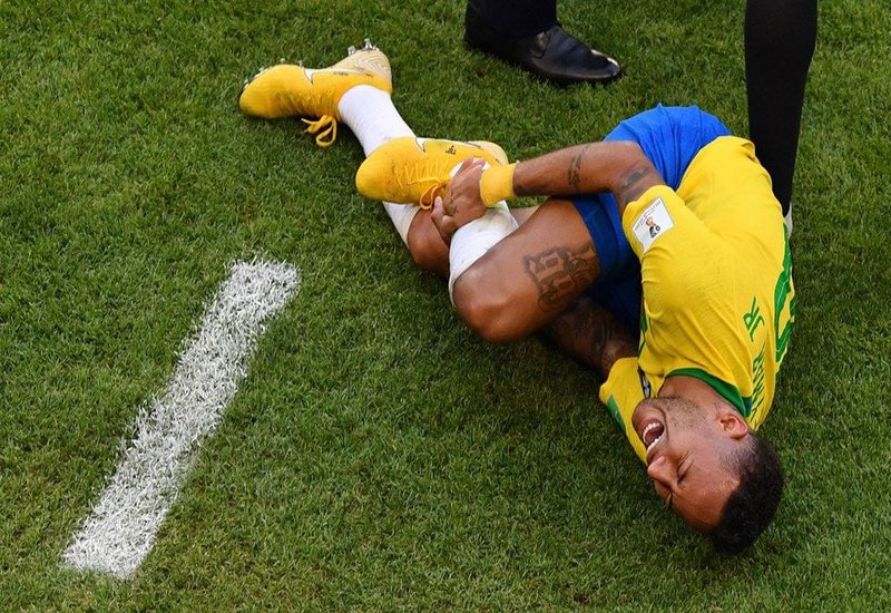 Những tình huống Neymar ăn vạ nổi tiếng xuất hiện nhiều tại World Cup 2018