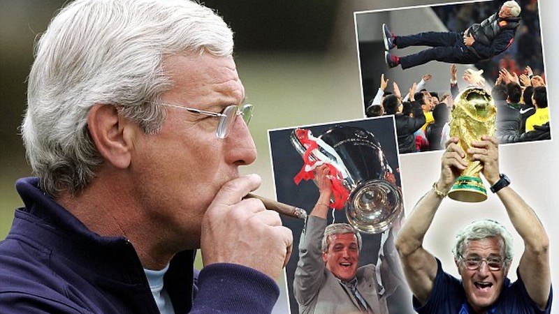 Huấn luyện viên Marcello Lippi không thiếu những thành tích Huấn luyện viên Marcello Lippi không thiếu những thành tích